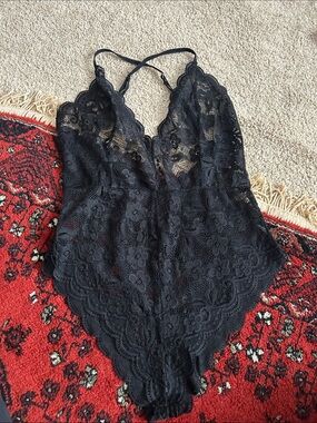Black Lace Bodysuit -